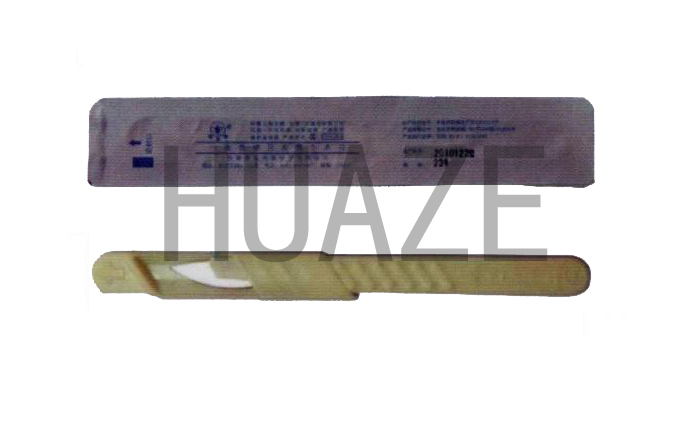 一次性手術(shù)刀包裝機細節(jié)圖